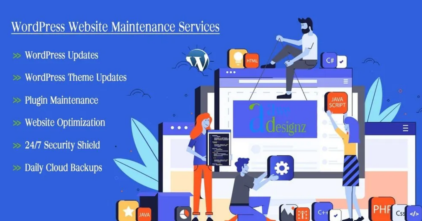 website maintenance pro plan